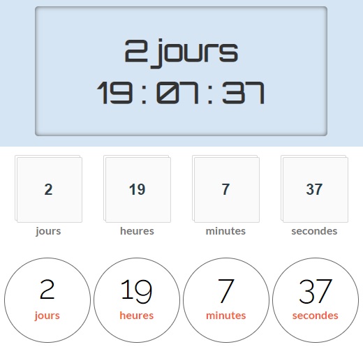 exemple compte à rebours